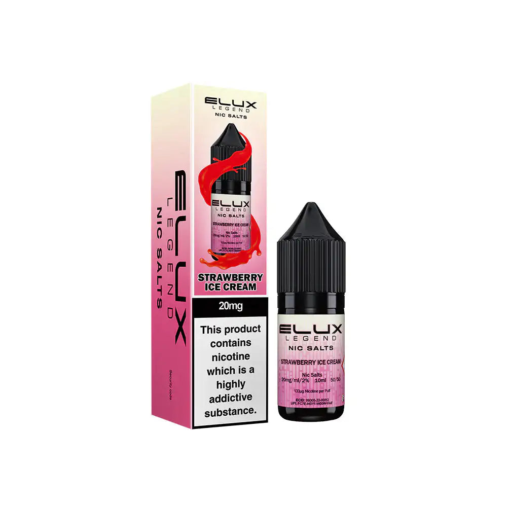 Elux Legend Nic Salts Strawberry Ice 20mg