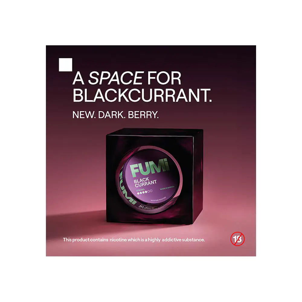 FUMI POS - Window Sticker - Blackcurrant