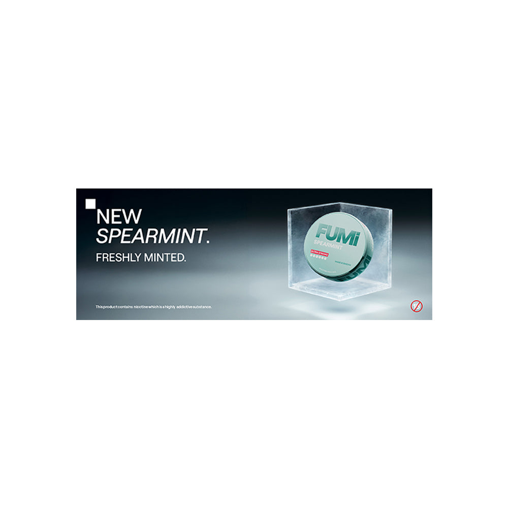 FUMI POS - Shelf Talker Spearmint