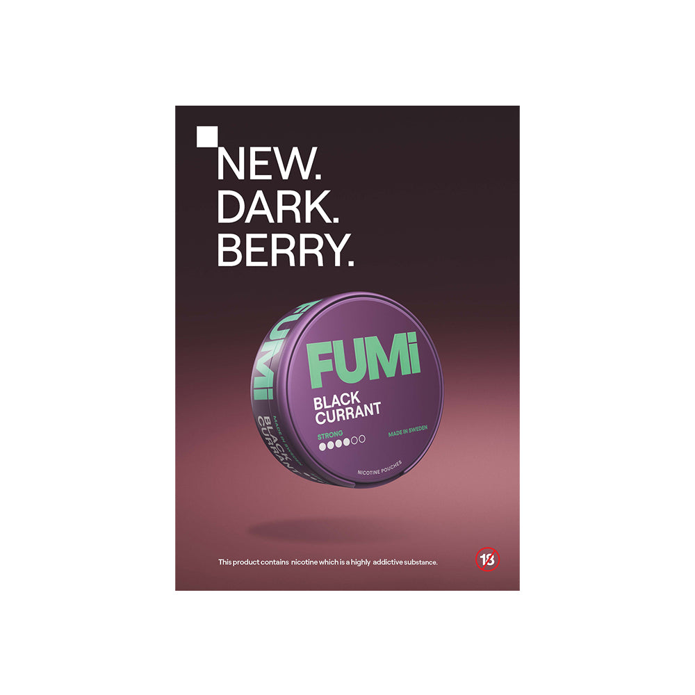 FUMI POS - A3 Poster - Blackcurrant