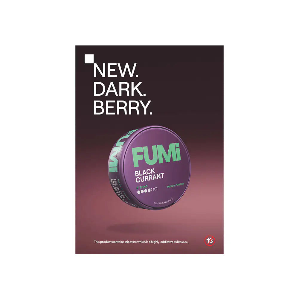 FUMI POS - A3 Poster - Blackcurrant