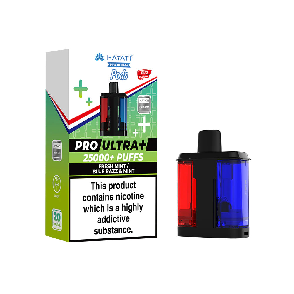 Hayati Pro Ultra+ Refill Pod Fresh Mint / Blue Razz & Mint