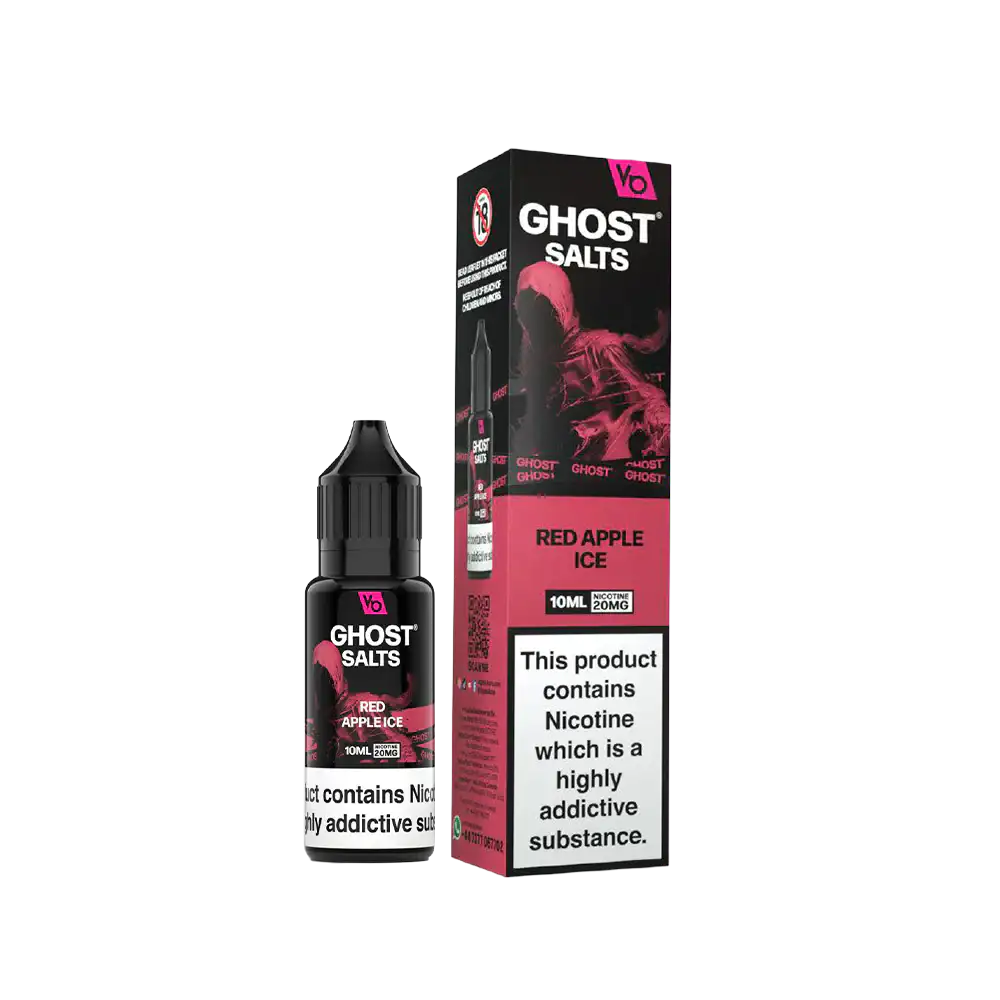 Vapes Bars Ghost Salt 10mg Red Apple Ice