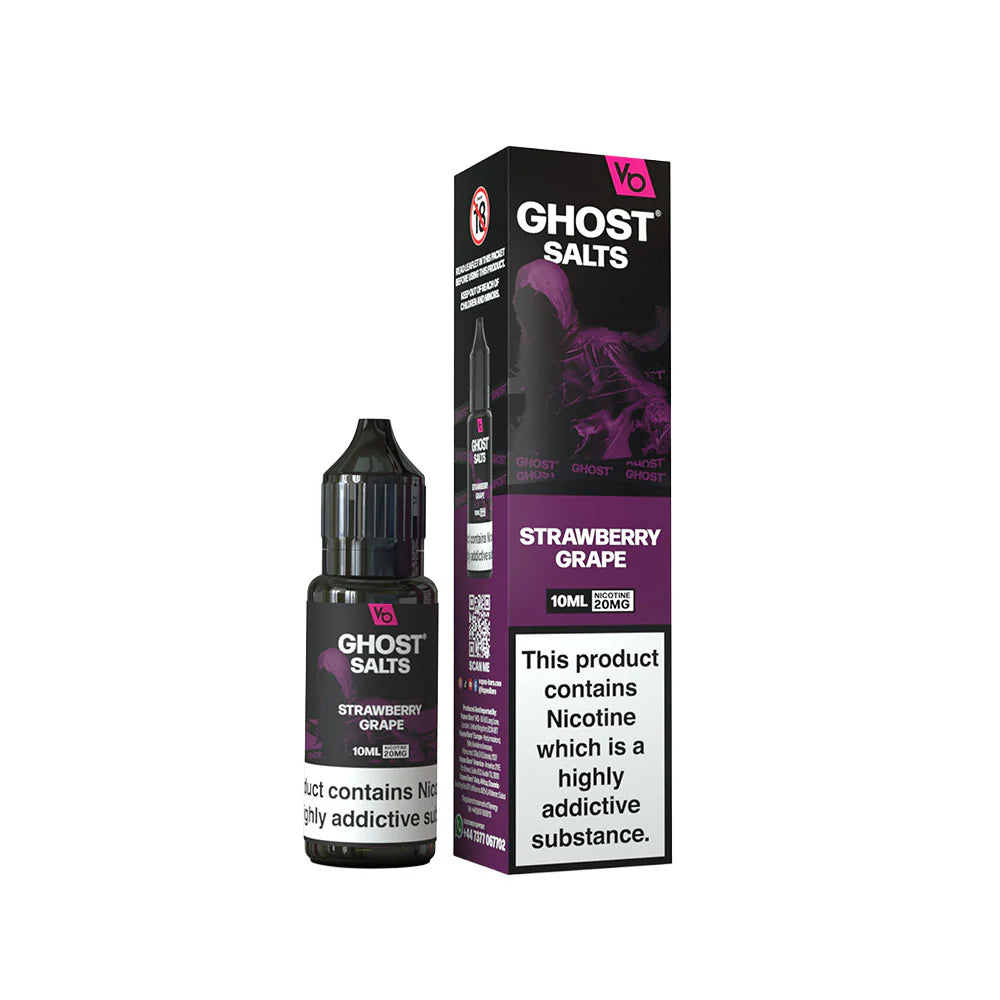 Vapes Bars Ghost Salt 20mg Strawberry Grape