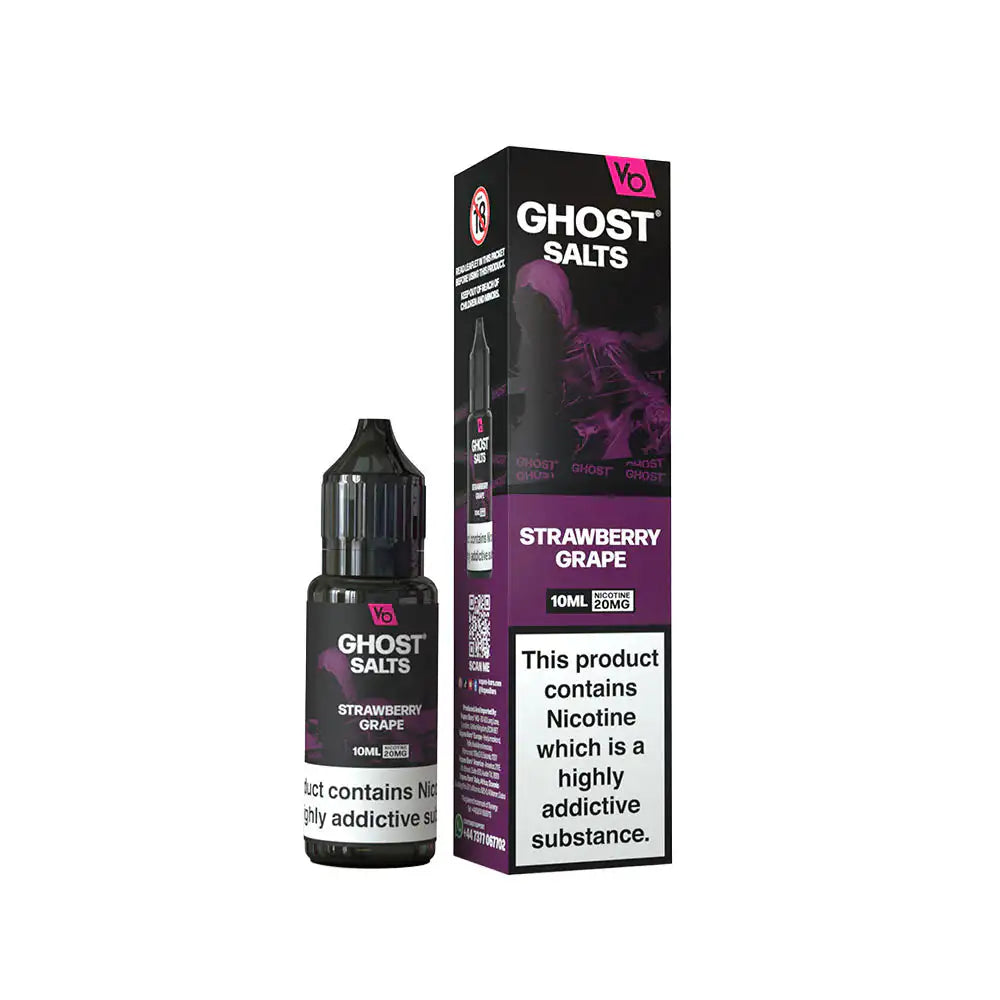 Vapes Bars Ghost Salt 20mg Strawberry Grape