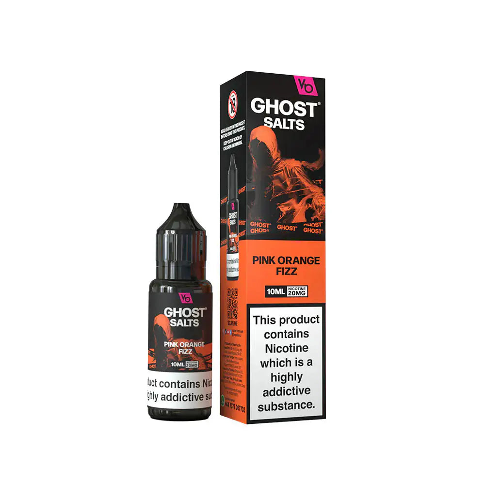 Vapes Bars Ghost Salt 10mg Pink Orange Fizz