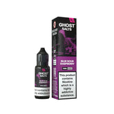 Vapes Bars Ghost Salt 10mg Blue Sour Raspberry