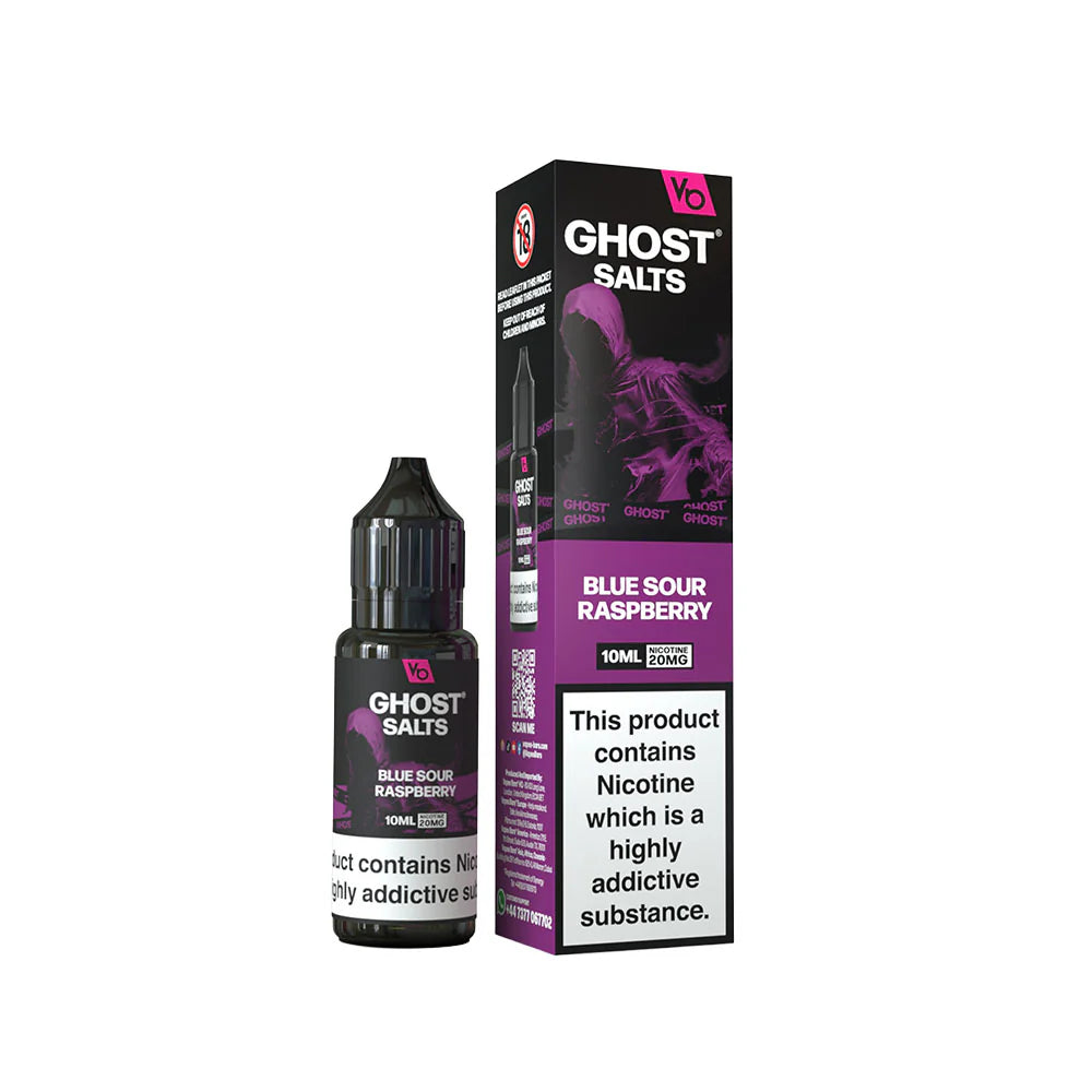 Vapes Bars Ghost Salts Blue Sour Raspberry 20mg