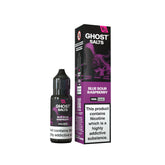 Vapes Bars Ghost Salt 10mg Blue Sour Raspberry