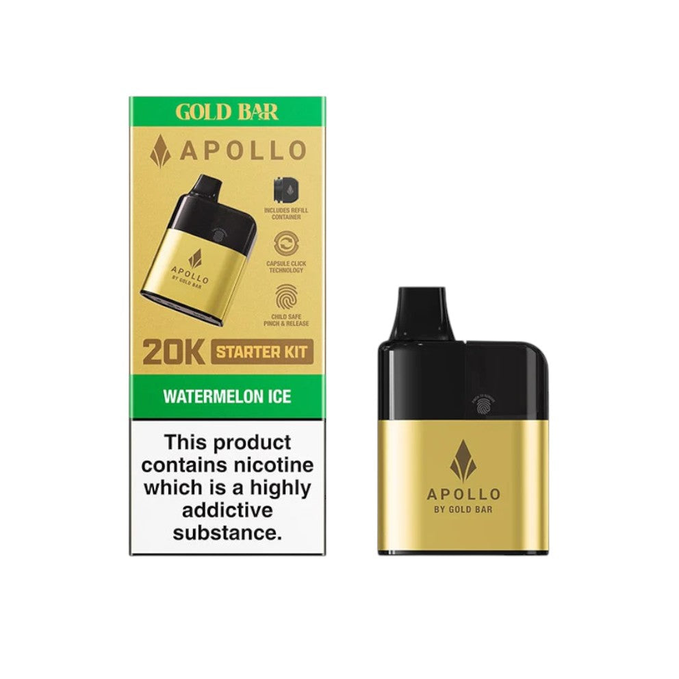 Apollo By Gold Bar Starter Kit Watermelon Ice