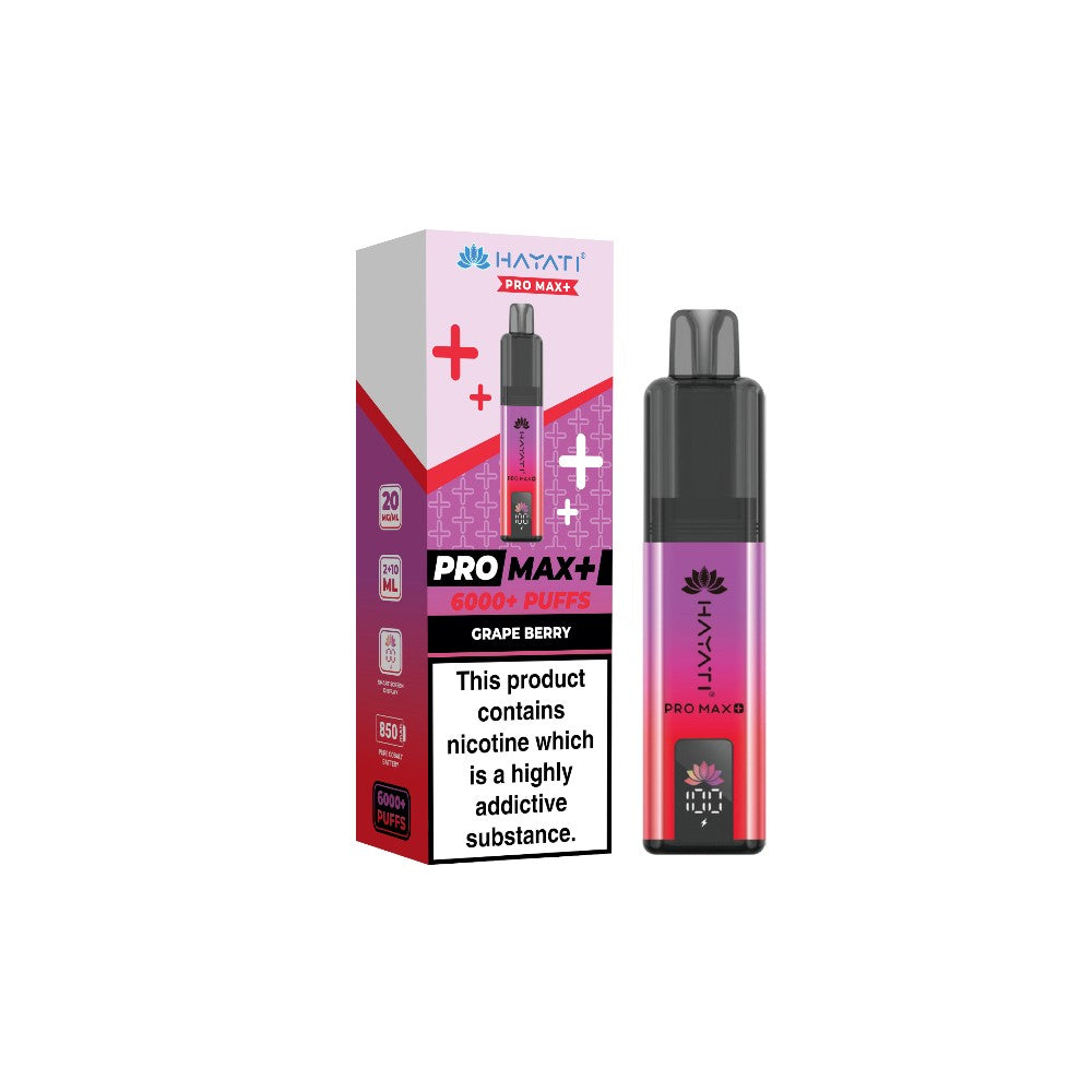 Hayati Pro Max+ Kit 20mg Grape Berry