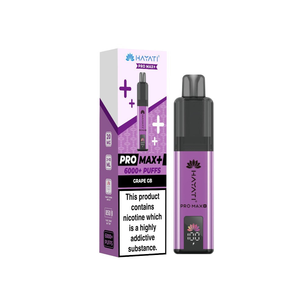 Hayati Pro Max+ Kit 20mg Grape GB