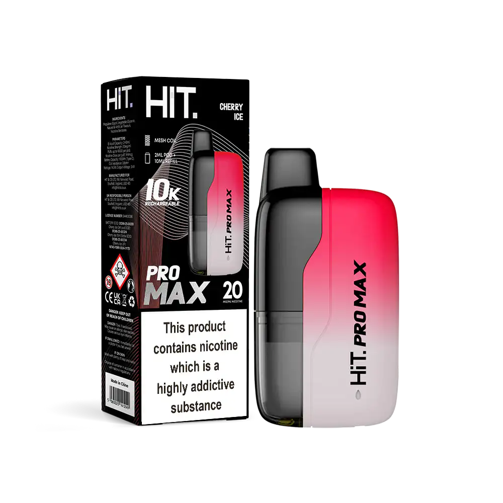 Hit Pro Max 2+10 Starter Kit Cherry Ice 20mg
