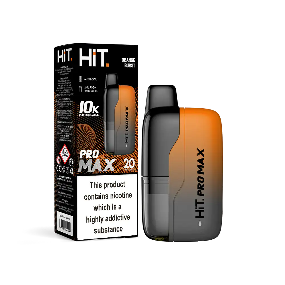 Hit Pro Max 2+10 Starter Kit Orange Burst 20mg