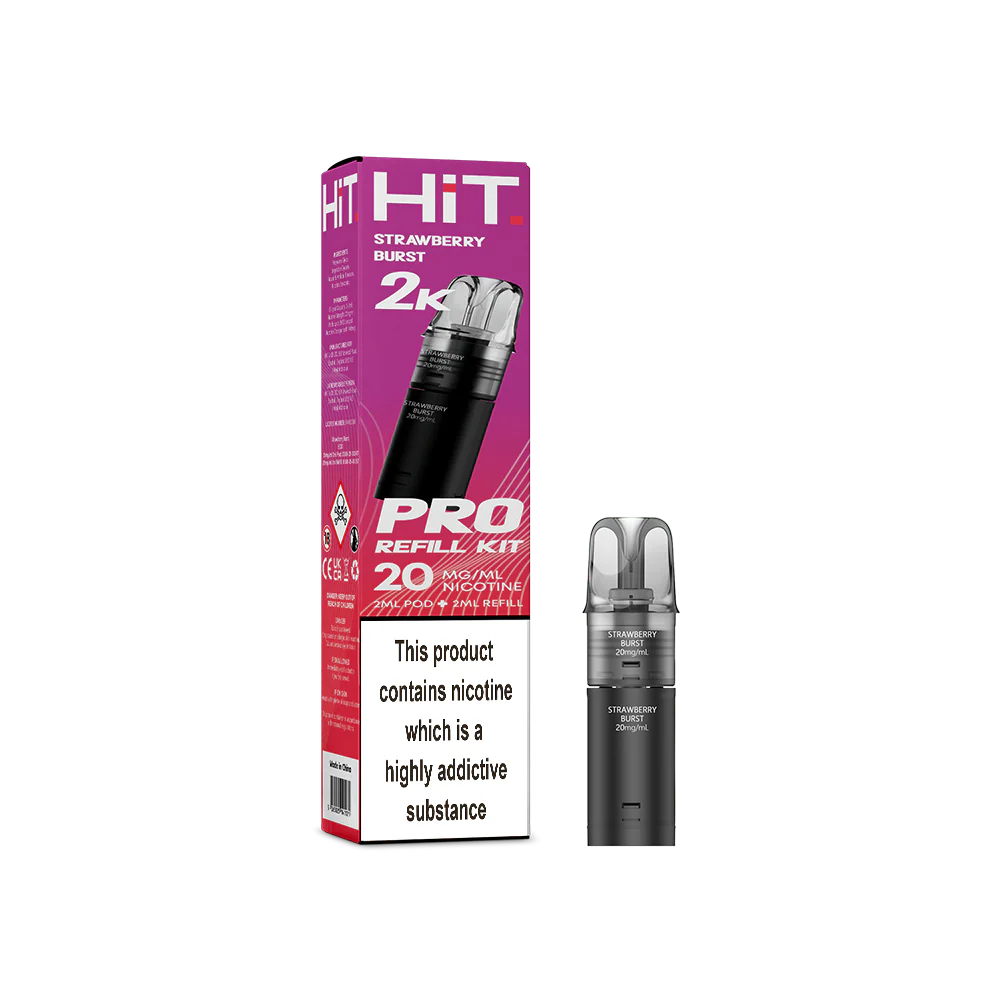 Hit Pro 2+2 Refill Kit Strawberry Burst 20mg