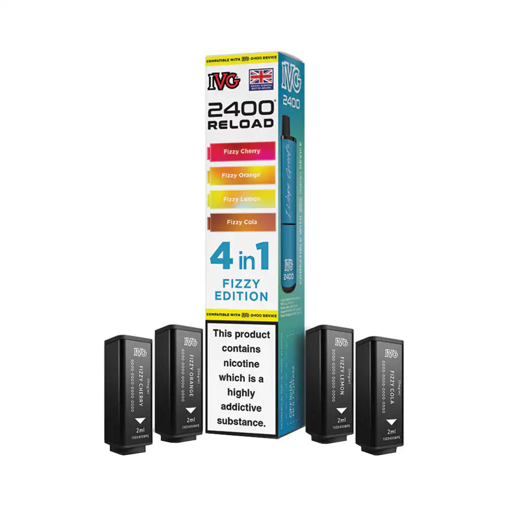 IVG 2400 Reload 4 Pod Pack Fizzy Edition