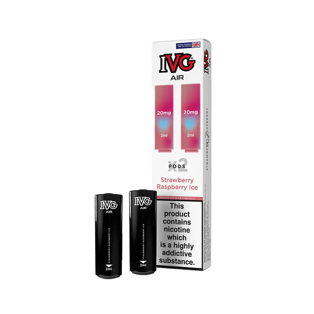 IVG Air Pro Pods Strawberry Raspberry Ice 2 Pack