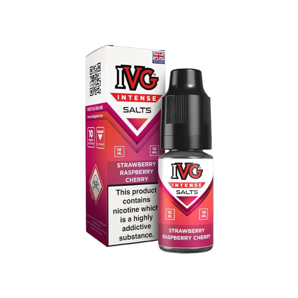 IVG Intense Nic Salts Strawberry Raspberry Cherry 10mg