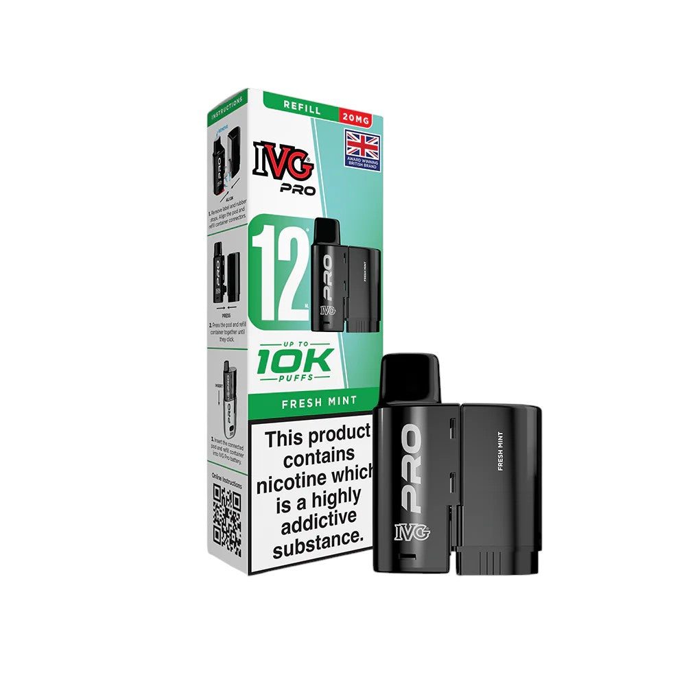 IVG PRO 12 Pods Fresh Mint - New SKU