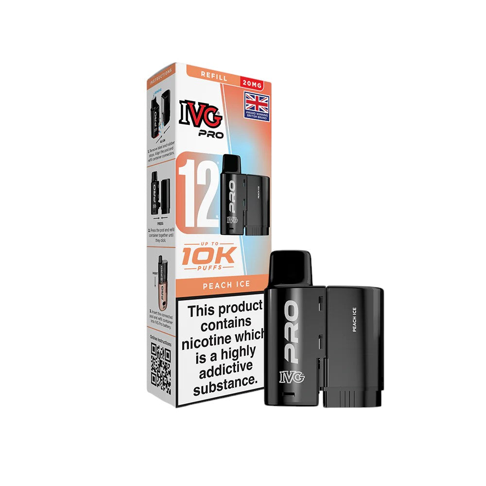 IVG PRO 12 Pods Peach Ice - New SKU