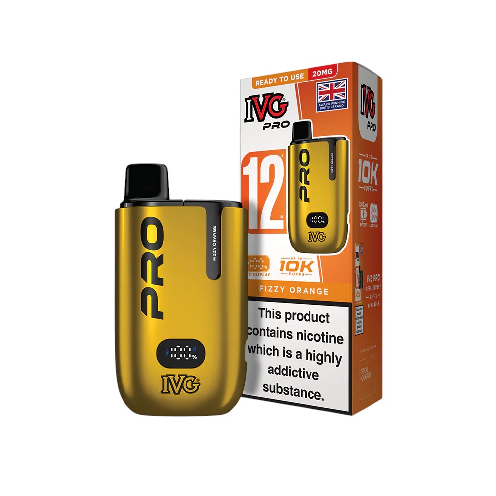 IVG PRO 12 Starter Kit Fizzy Orange - New SKU