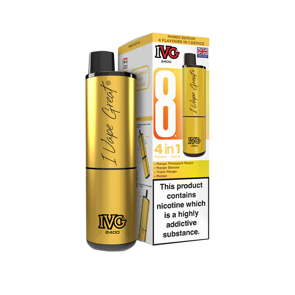 IVG 2400 Rechargeable Kit Mango Edition