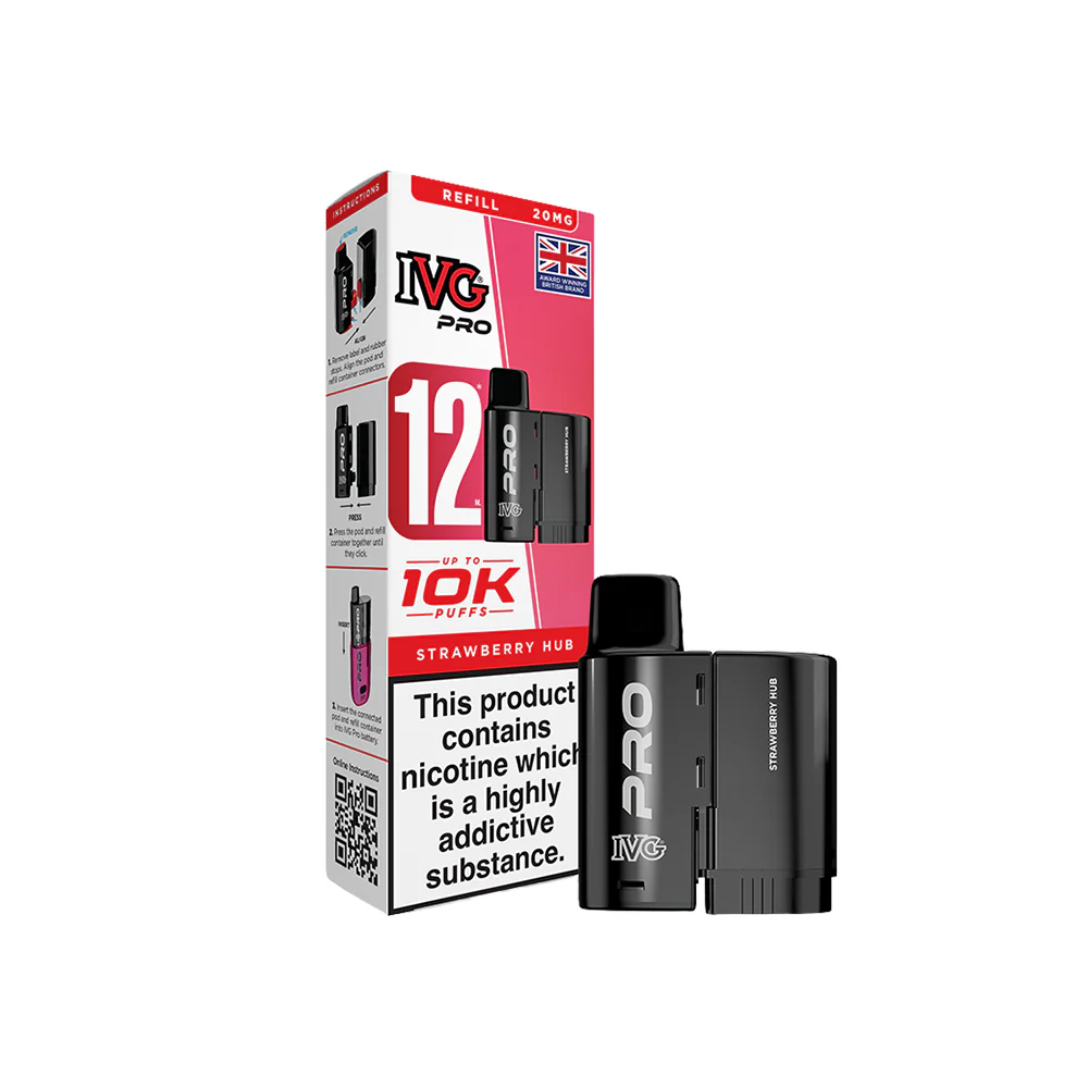 IVG PRO 12 Pods Strawberry Hub 20mg