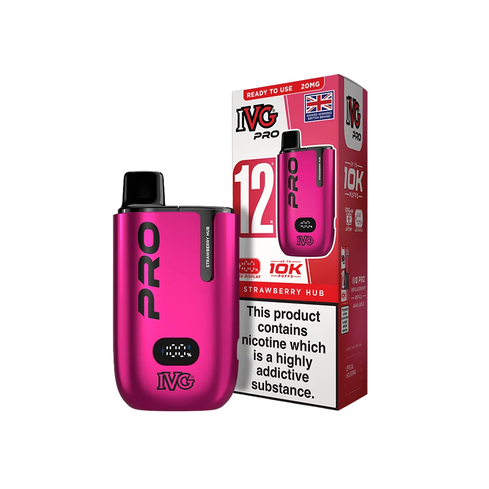 IVG PRO 12 Starter Kit Strawberry Hub - New SKU
