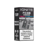 Ignite P15 DUO Starter Kit Watermelon Ice + Blue Sour Raspberry Ice