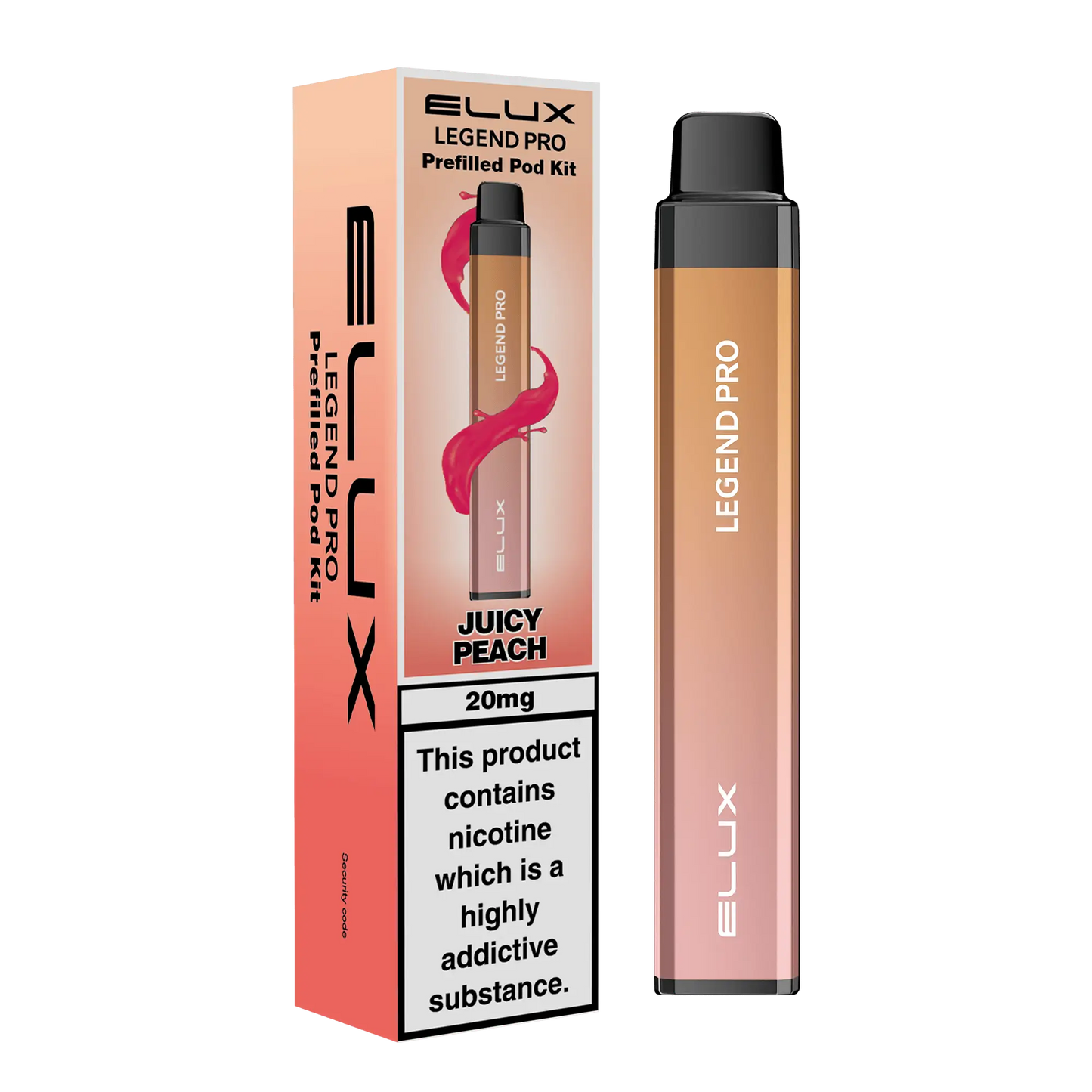 ELUX Legend Pro 600 Starter Kit Juicy Peach