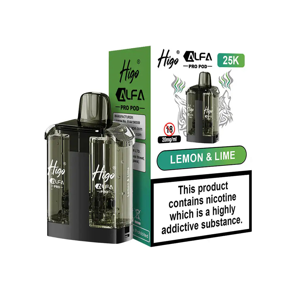 Higo Alfa Pro Pod Lemon & Lime