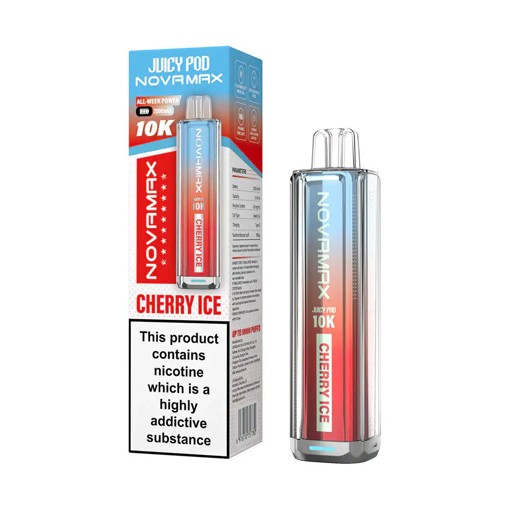 NOVAMAX 10K Kit Cherry Ice 20mg