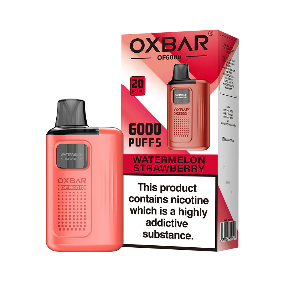 OXBAR OF6000 Watermelon Strawberry 20mg Kit