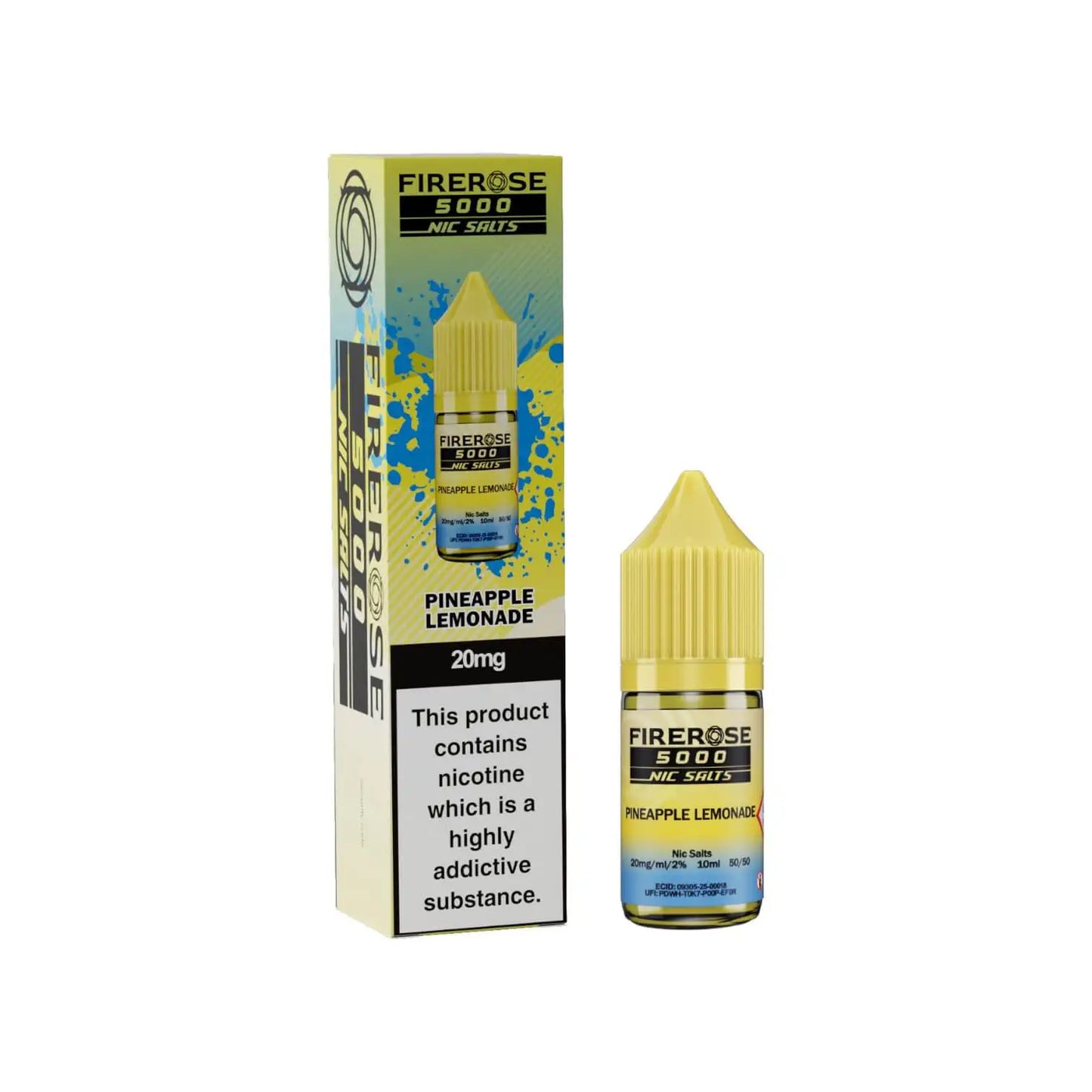 Firerose 5000 Nic Salts Pineapple Lemonade 20mg