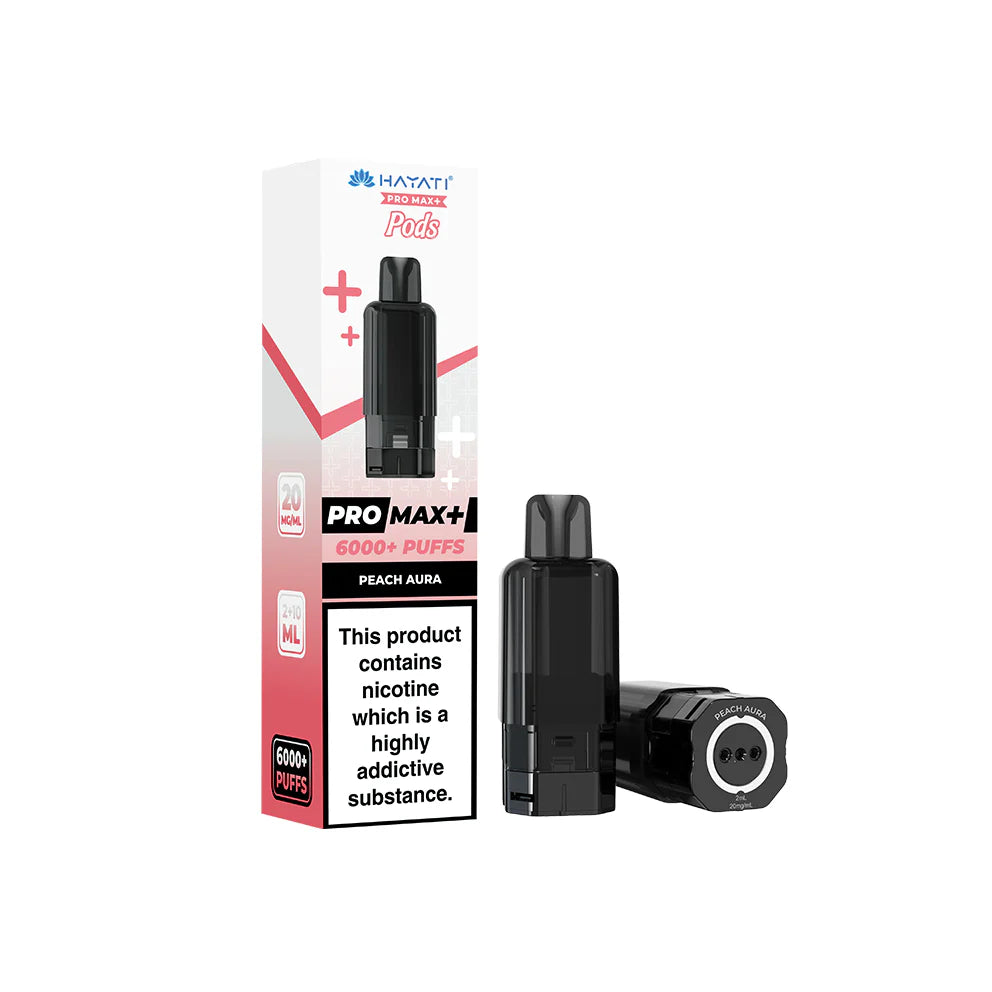 Hayati Pro Max+ Pods 20mg Peach Aura