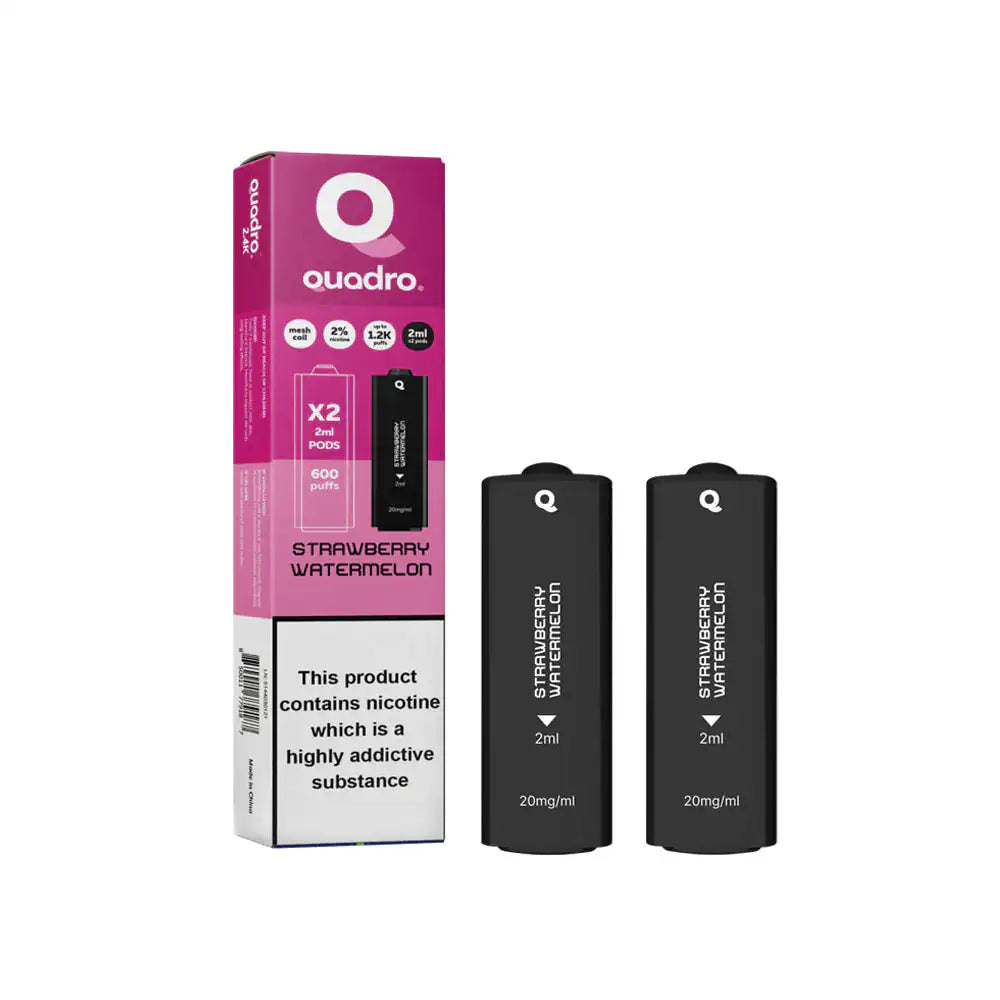 Quadro 2.4K Pods Strawberry Watermelon 20mg