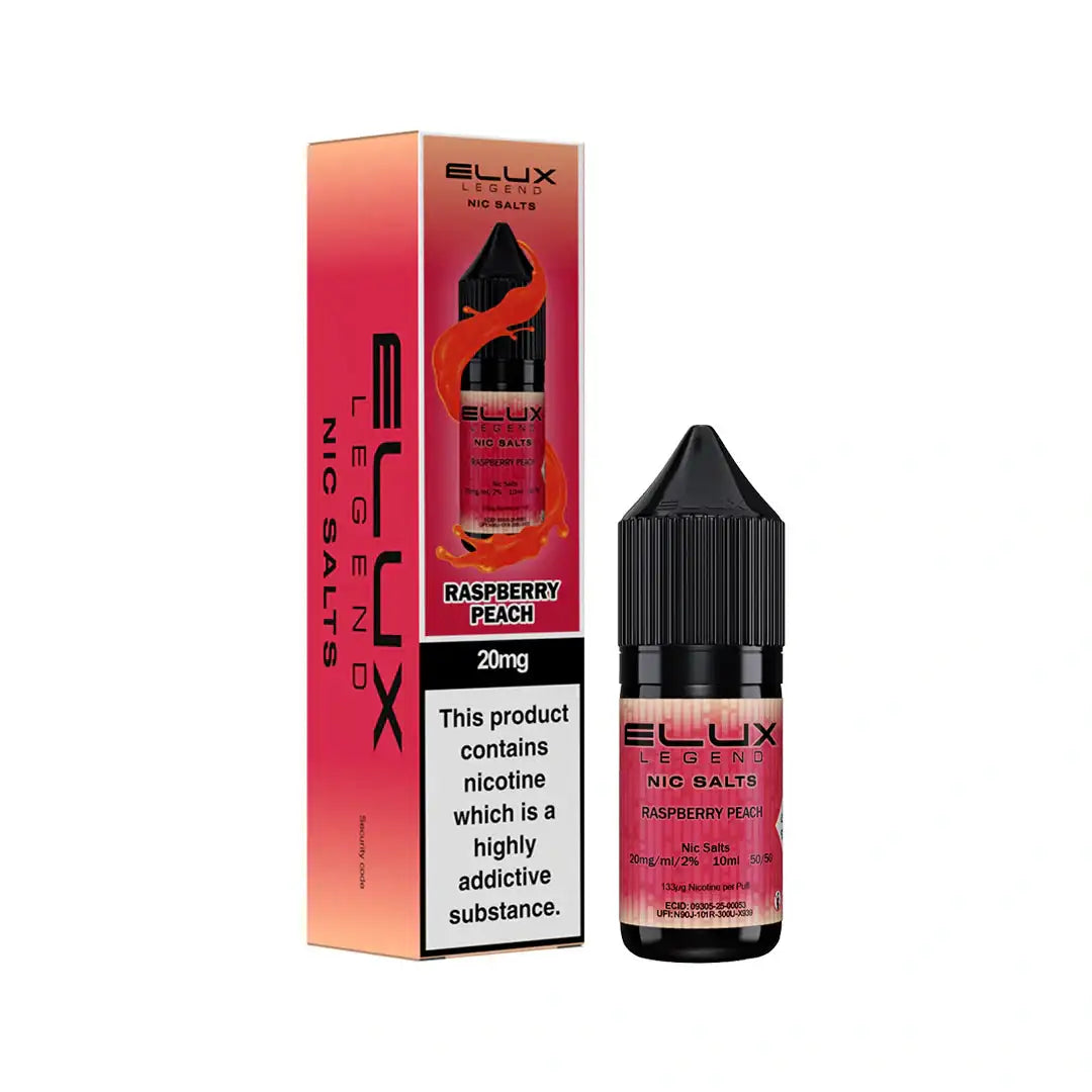 Elux Legend Nic Salts Raspberry Peach 20mg