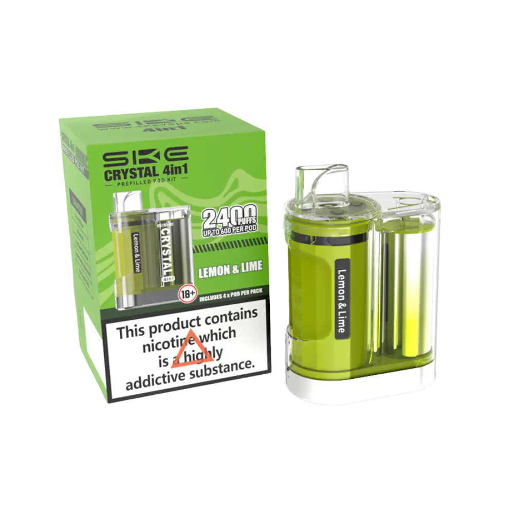 Crystal 4In1 Kit Lemon & Lime 20mg