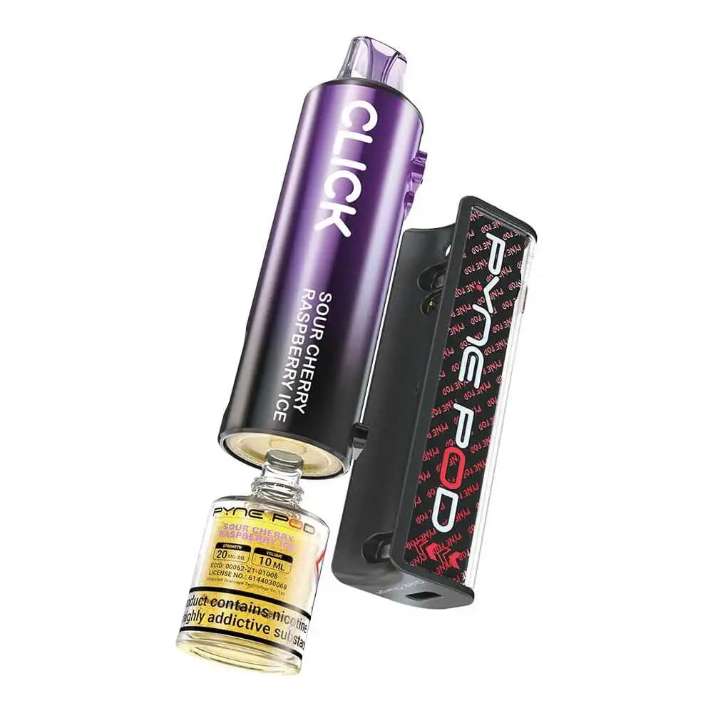 Pyne Pod Click 10k Device - Sour Cherry Raspberry Ice – One Stop ...