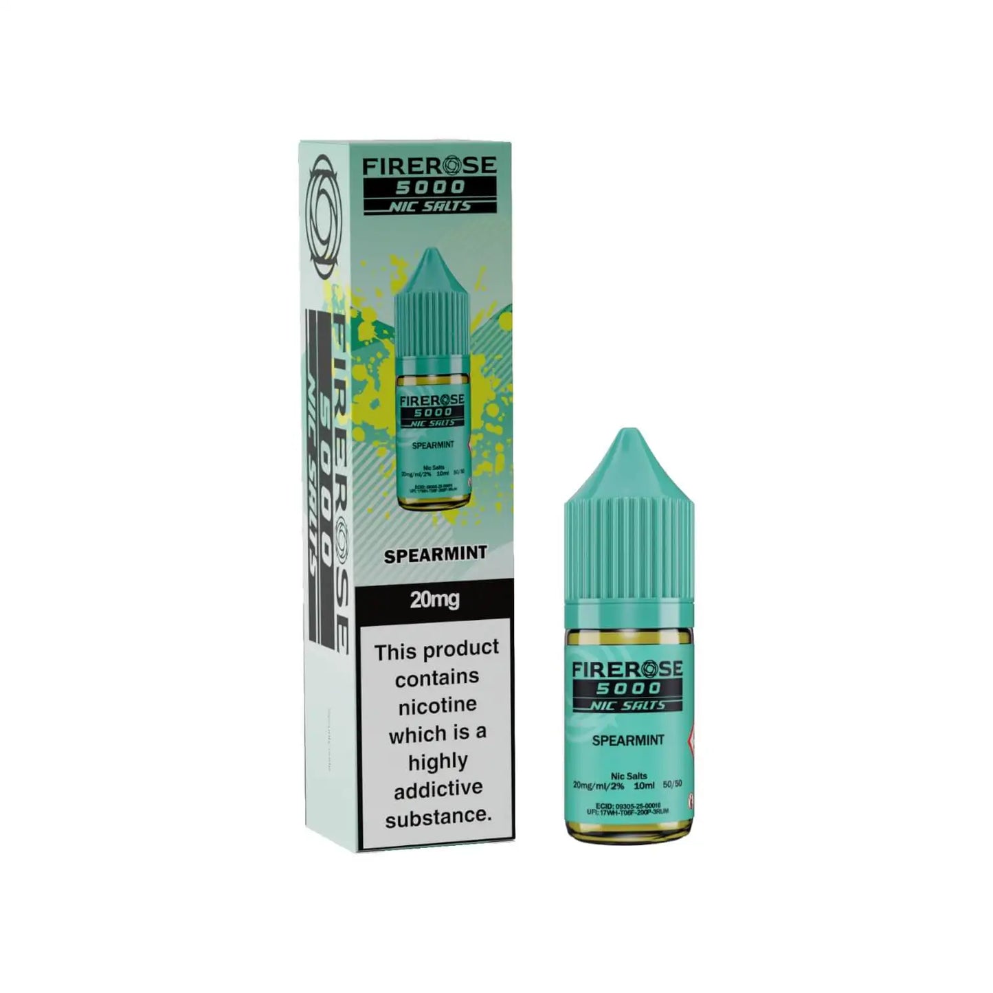 Firerose 5000 Nic Salts Spearmint 10mg