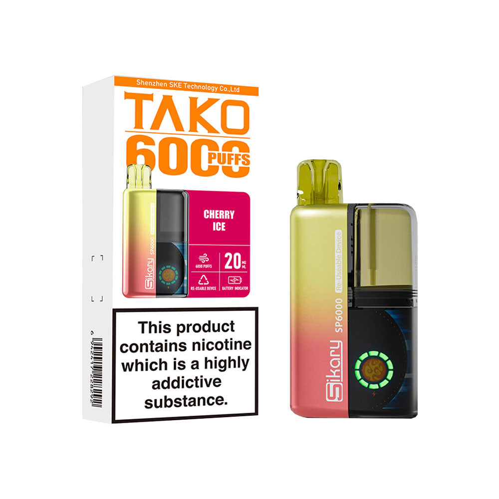 Sikary Tako SP6000 Cherry Ice 20mg