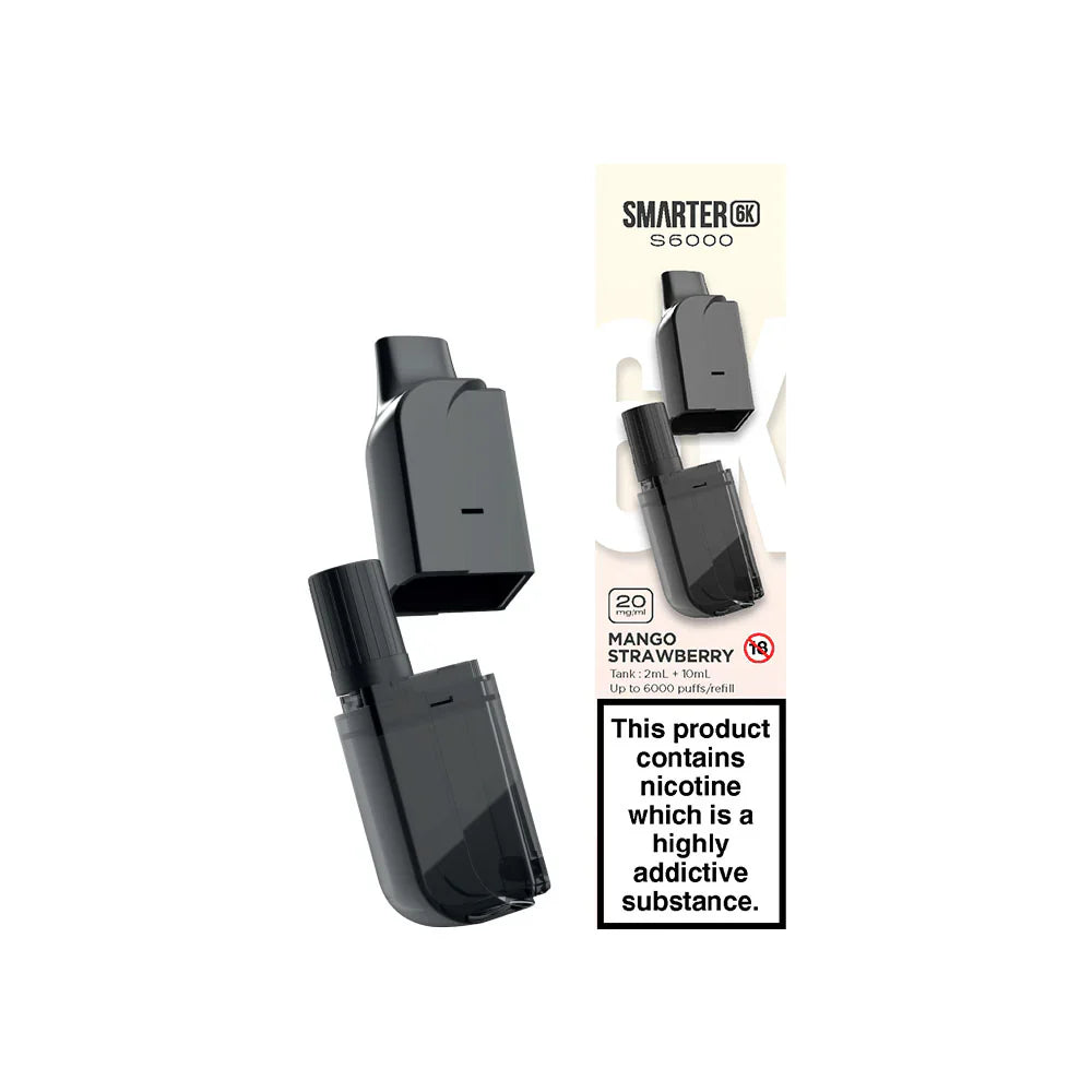 Smarter 6k Replacement Pod Mango Strawberry
