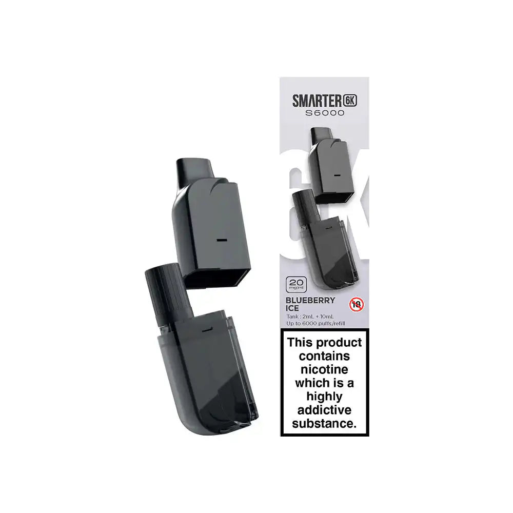 Smarter 6k Replacement Pod Blueberry Ice