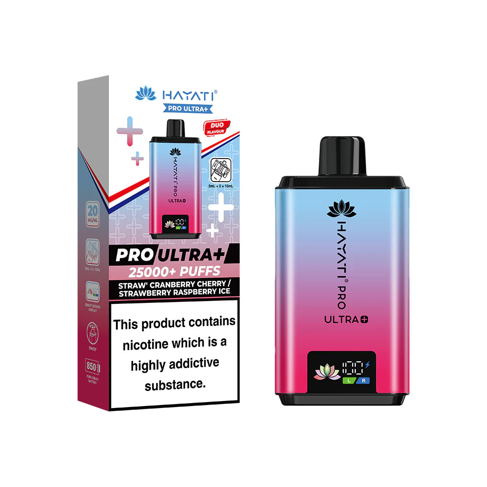 Hayati Pro Ultra+ Kit Straw' Cranberry Cherry / Strawberry Raspberry Ice