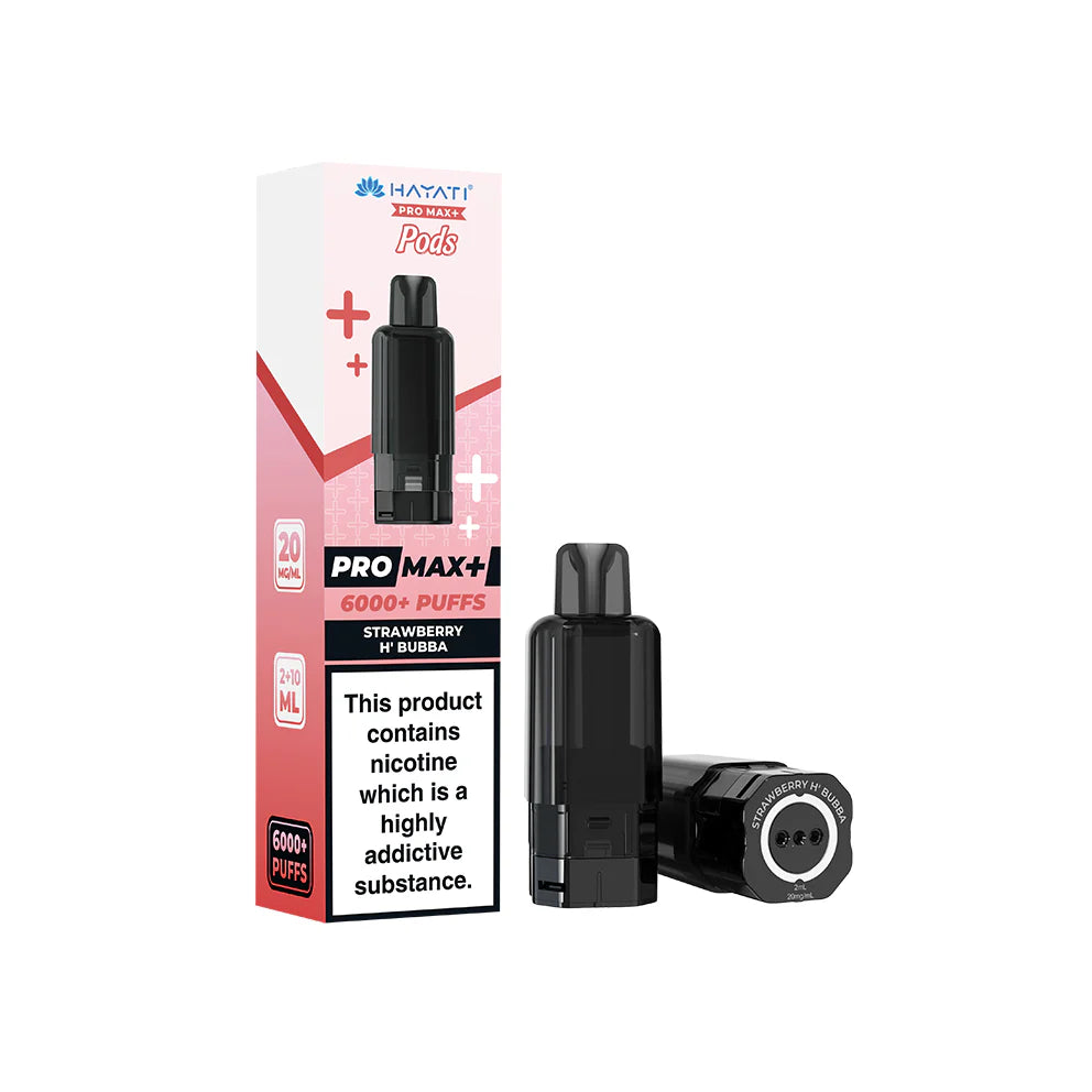 Hayati Pro Max+ Pods 20mg Strawberry Pink Bubble