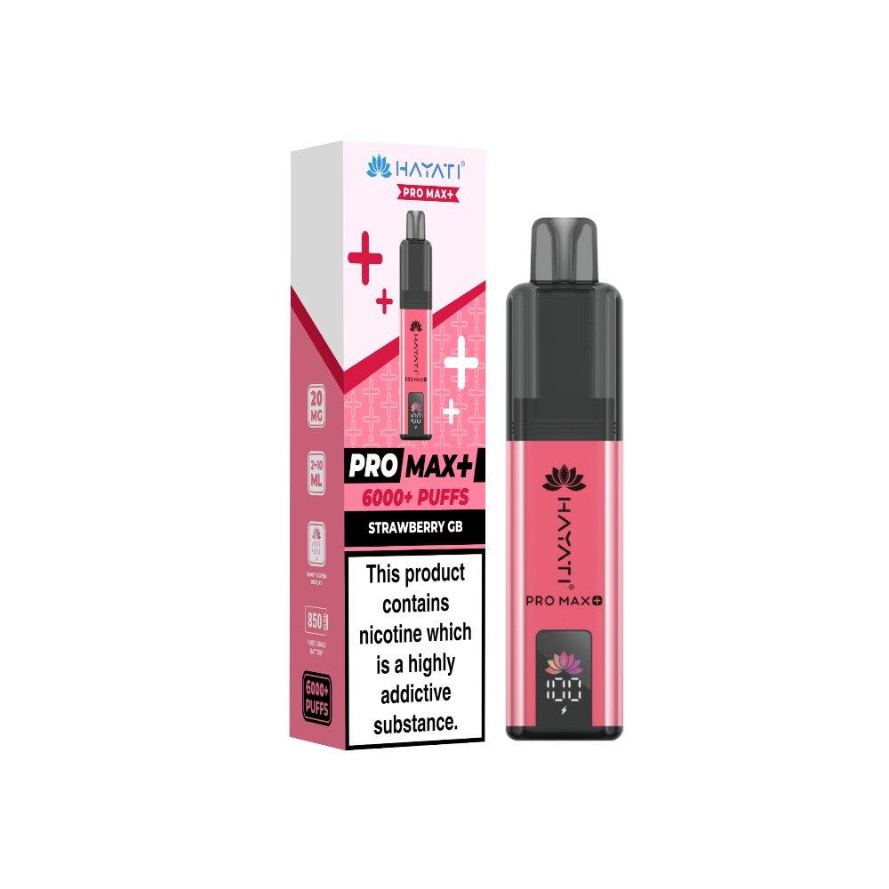 Hayati Pro Max+ Kit 20mg Strawberry GB