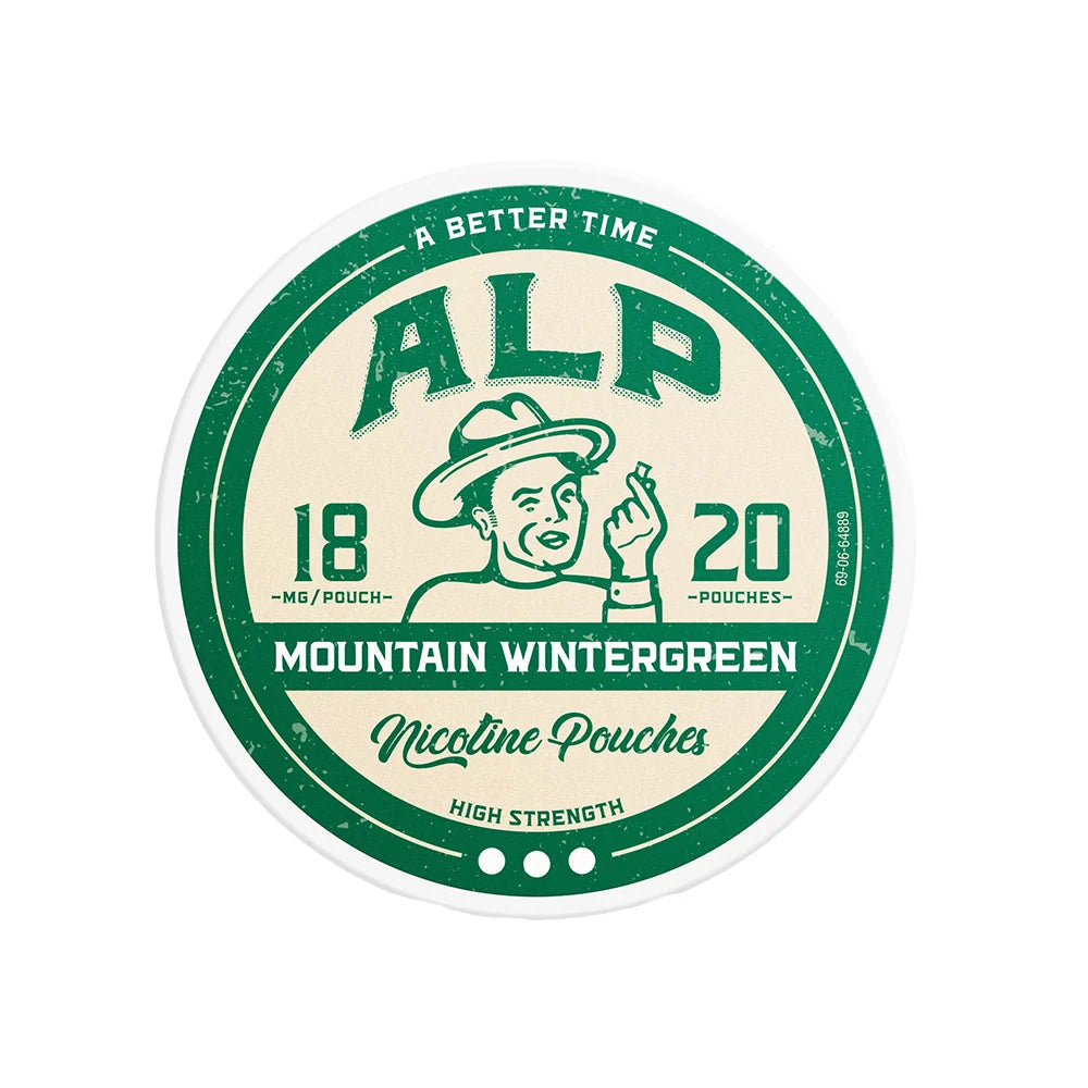 ALP Nicotine Pouch Mountain Wintergreen 18mg