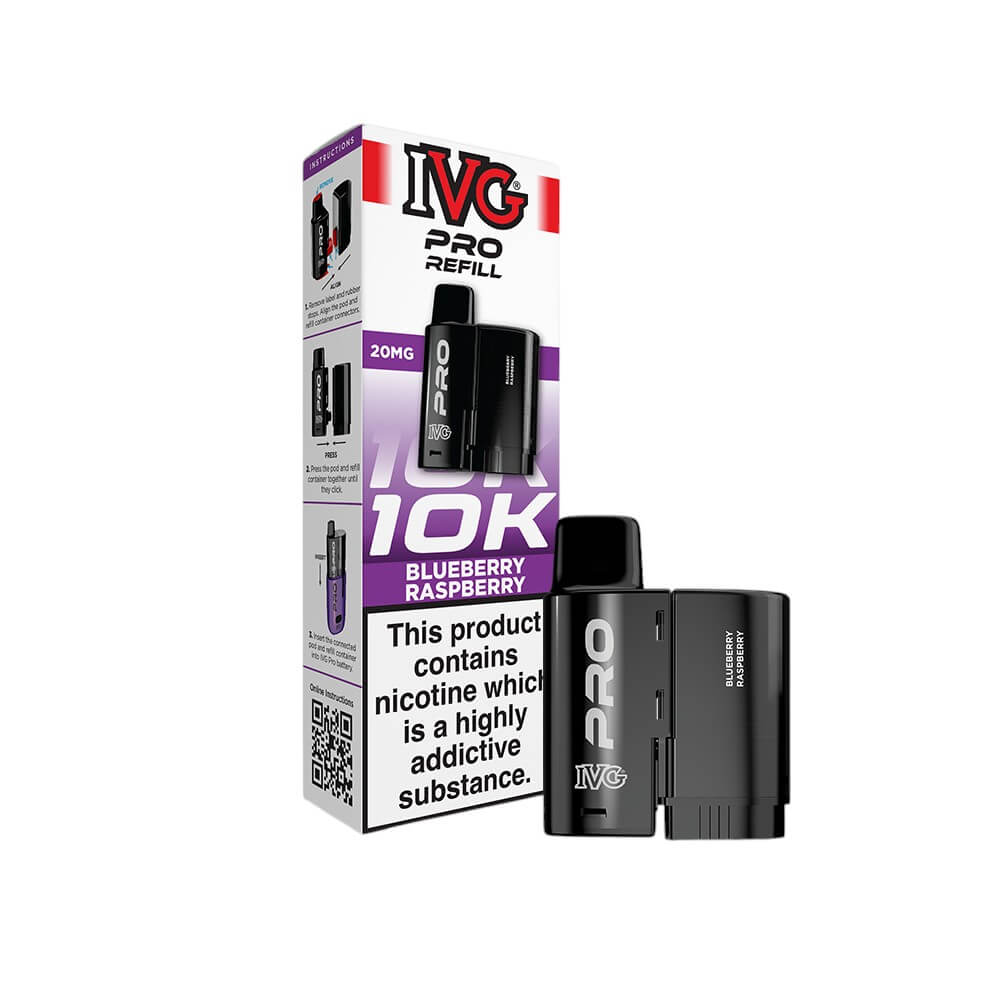 IVG Pro 12 Pods Blueberry Raspberry - New SKU