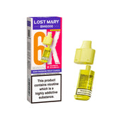 Lost Mary BM6000 Replacement Pods 20mg Kiwi Passion Fruit Guava