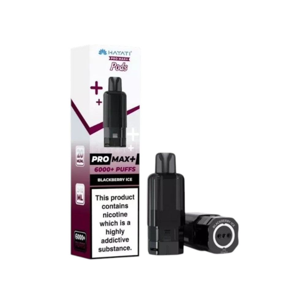 Hayati Pro Max+ Pods 20mg Blackberry Ice